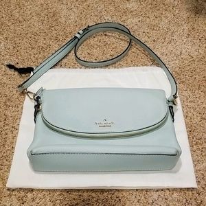 Kate Spade Pebble Leather Polly Large flap purse